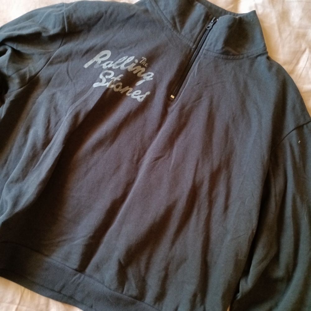 Rolling stones womens half zip